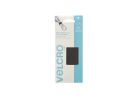VELCRO Brand One Wrap 91426 Fastener, 1/2 in W, 8 in L, Velcro, Black Black