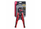 GB GS-395 Adjustable Automatic Wire Stripper, 10-3/4 in OAL, 10 to 26 AWG Cutting Capacity