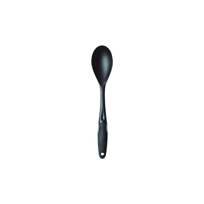 Good Grips 1190600 Non-Stick Spoon, 13 in OAL, Nylon, Black Black