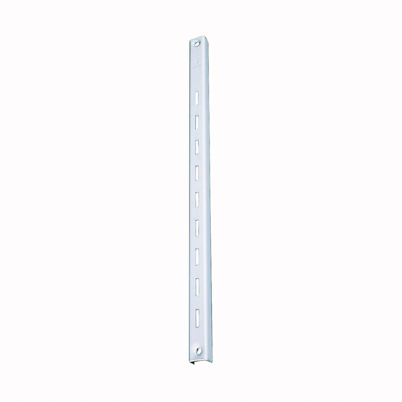 Knape &amp; Vogt 80 80 WH 60 Shelf Standard, 320 lb, 16 ga Thick Material, 5/8 in W, 60 in H, Steel White