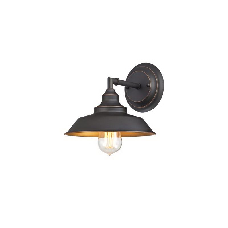 Westinghouse 6344800 Wall Fixture, 120 V, 1-Lamp, LED Lamp, Oil-Rubbed Bronze Fixture