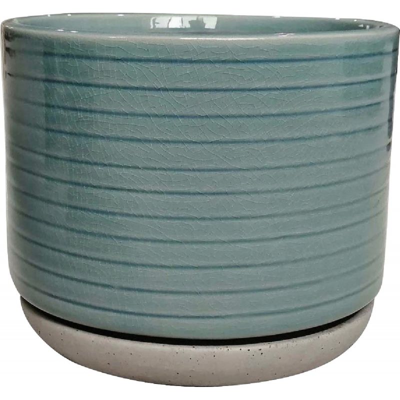 Southern Patio Vado Planter Sea Blue (Pack of 2)