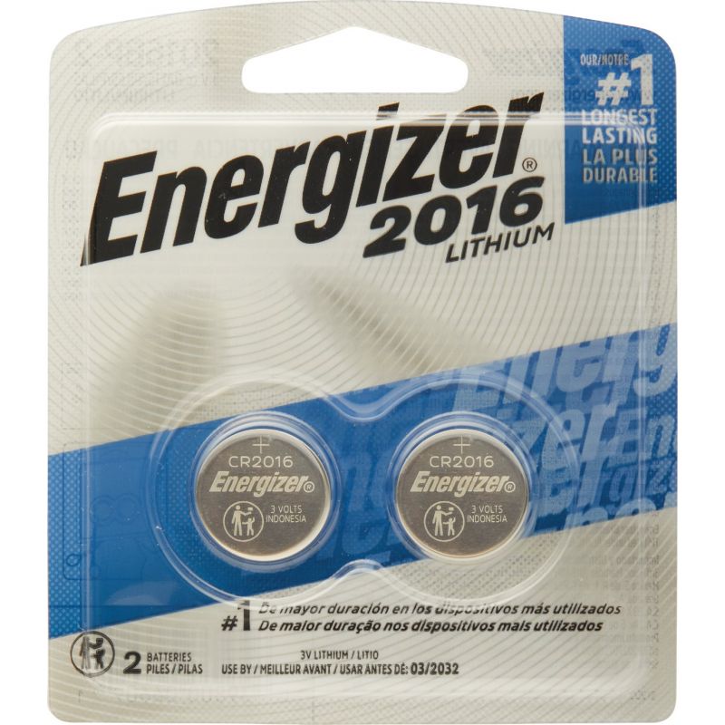Energizer 2016 Lithium Coin Cell Battery 100 MAh