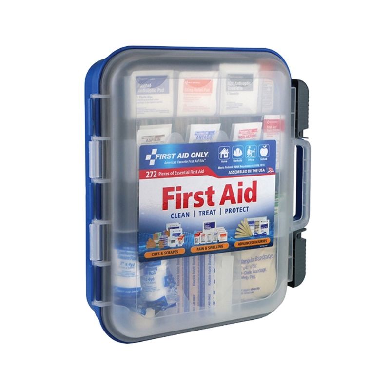 First Aid Only 91300 First Aid Kit, 272-Piece, Multi-Color Multi-Color (Pack of 6)