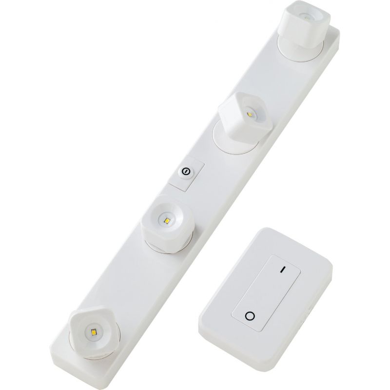 Light It FastTrack LED Remote Control Battery Operated Light Set White