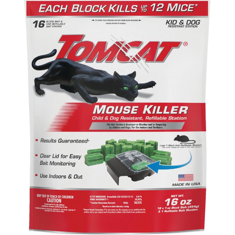 Tomcat Mouse Killer I Refillable Mouse Bait Station