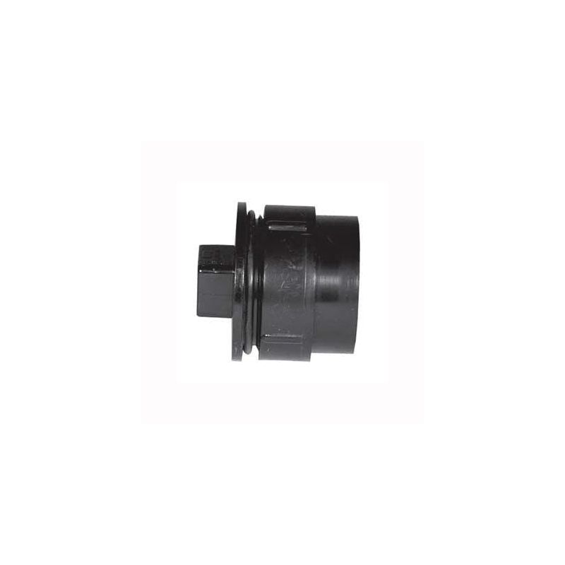 IPEX 027707 Cleanout Adapter with Plug, 2 in, Spigot x FPT, Black, SCH 40 Schedule Black