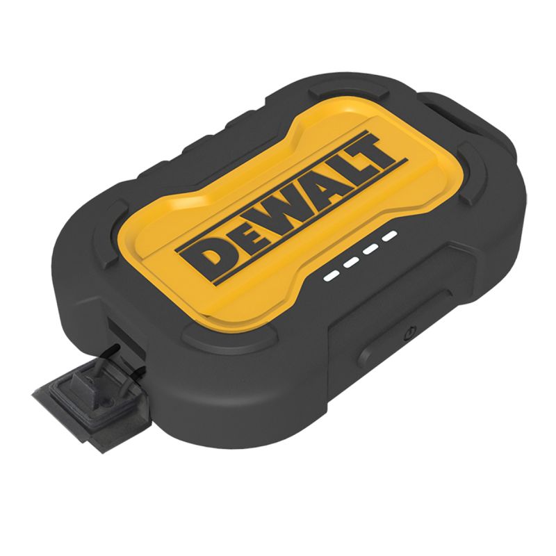 DeWALT 215 1643 DW2 Power Bank, 10,000 mAh Capacity, 2-USB Port, Black 10,000 MAh, Black