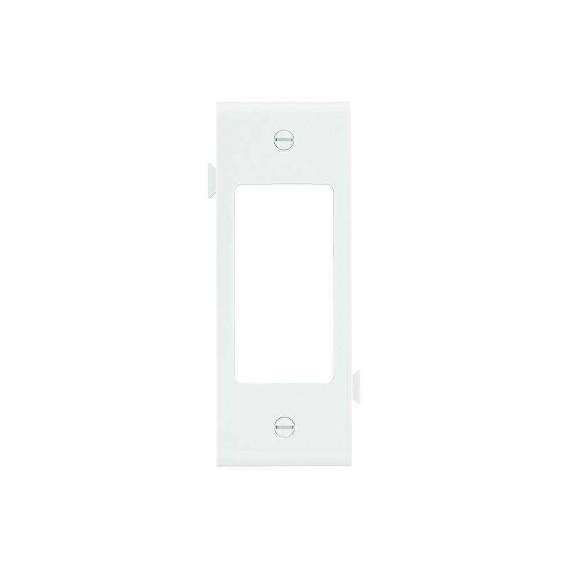 Eaton Cooper Wiring STC26 STC26W Wallplate, 4-1/2 in L, 2-3/4 in W, 1 -Gang, Polycarbonate, White, High-Gloss White