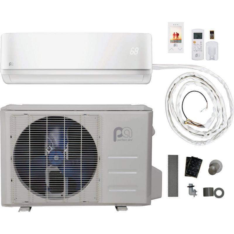 Perfect Aire Quick Connect 12,000 BTU Mini-Split Room Air Conditioner With Heating Mode 9.9