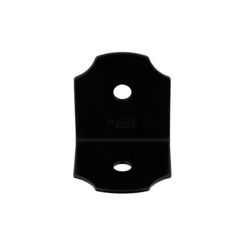 National Hardware Hartley 1218BC Series N800-001 90 deg Heavy Angle, 3 in W, 3-1/4 in D, 3 in H, Steel, Black Black