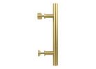 National Hardware N700-102 Madison Pull, 12 in H, Steel, Brushed Gold