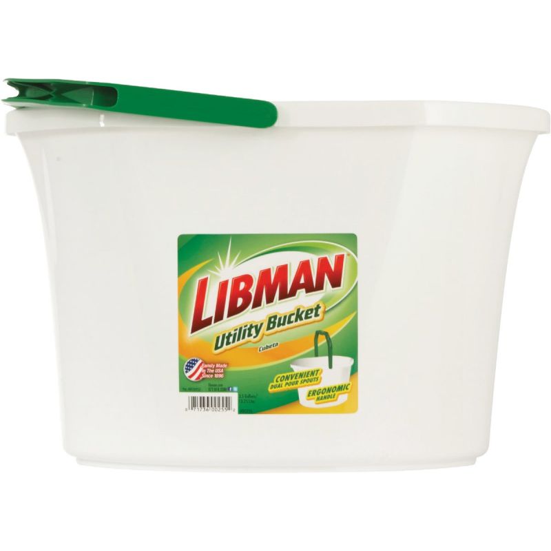 Libman Utility Bucket 3.5 Gal., White