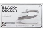 Black &amp; Decker QuickPress Steam Iron with SmartSteam Technology Gray