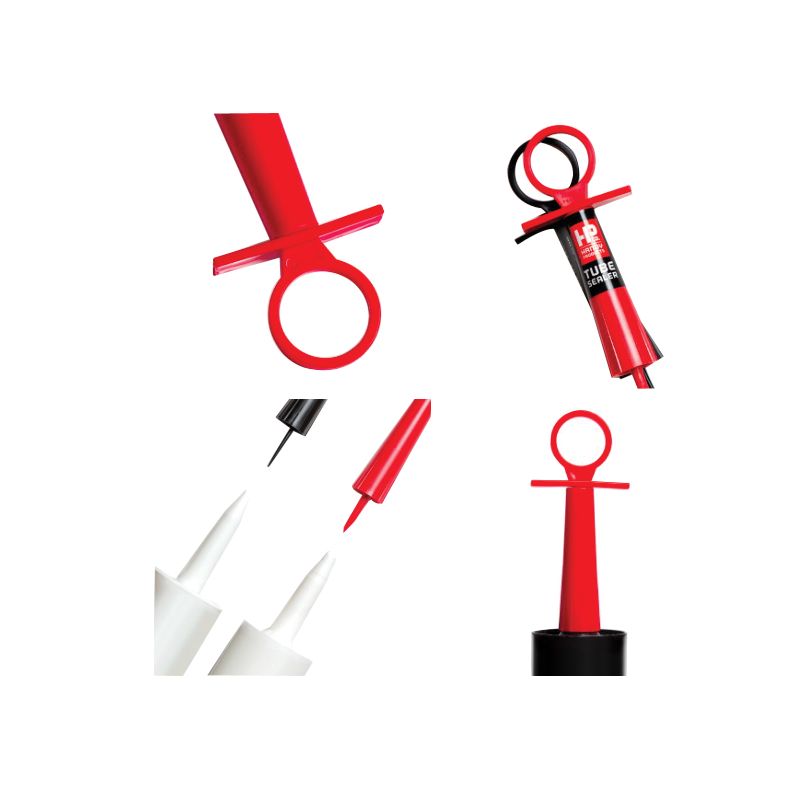 Handy Products 9302-CC Tube Sealer, Plastic/Polypropylene, Black/Red Black/Red