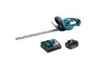 Makita XHU02M1 Hedge Trimmer Kit, Battery Included, 4 Ah, 18 V, Lithium-Ion, 22 in Blade, Soft-Grip Handle Teal