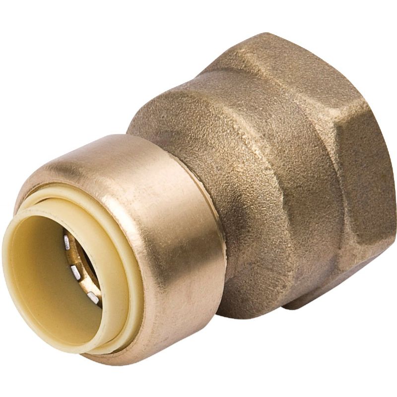 ProLine Push Fit x FPT Brass Adapter 1/2 In. PF X 3/4 In. FPT