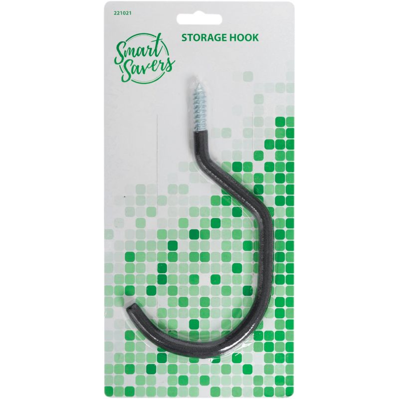 Smart Savers Extra Large Storage Hook Black (Pack of 12)