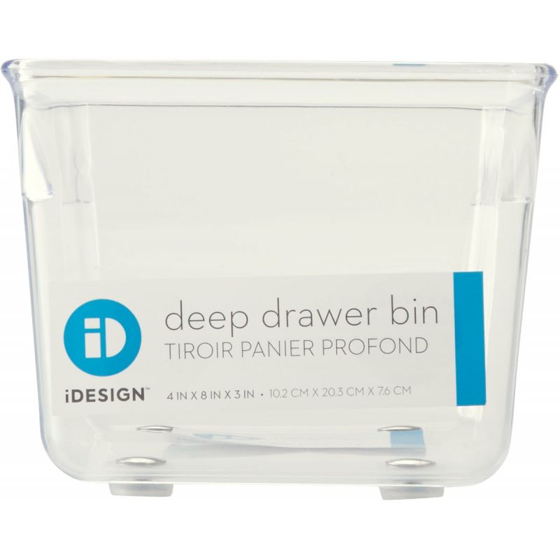 iDesign Linus Drawer Organizer Tray Clear