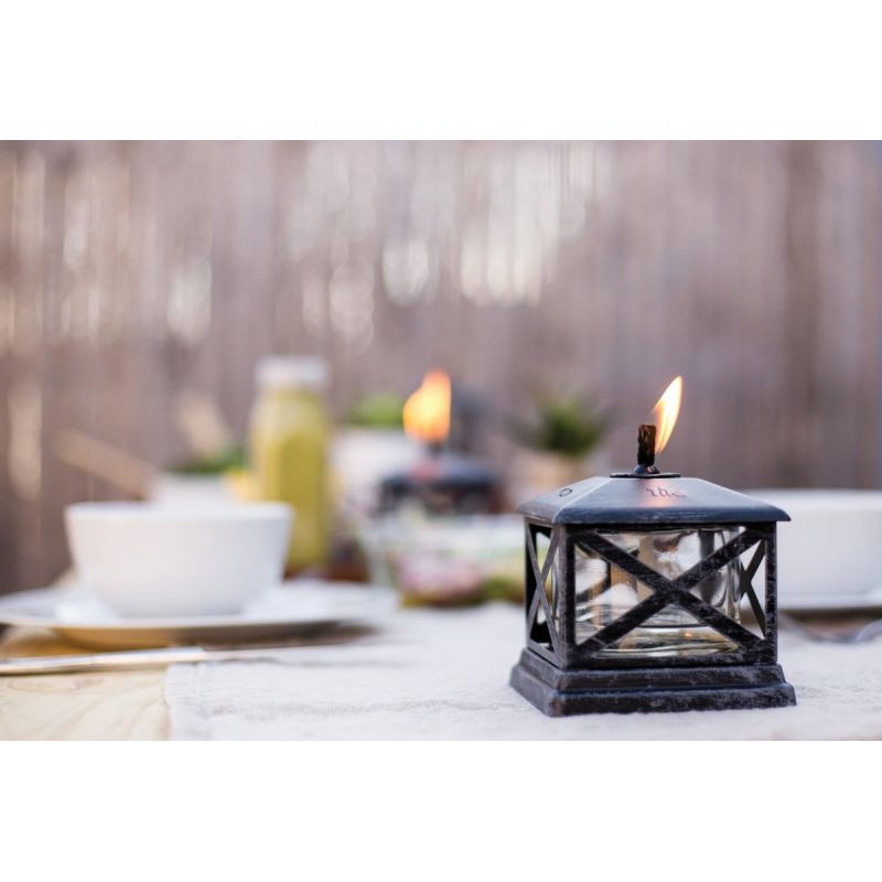 Lamplight Table Patio Torch Gray