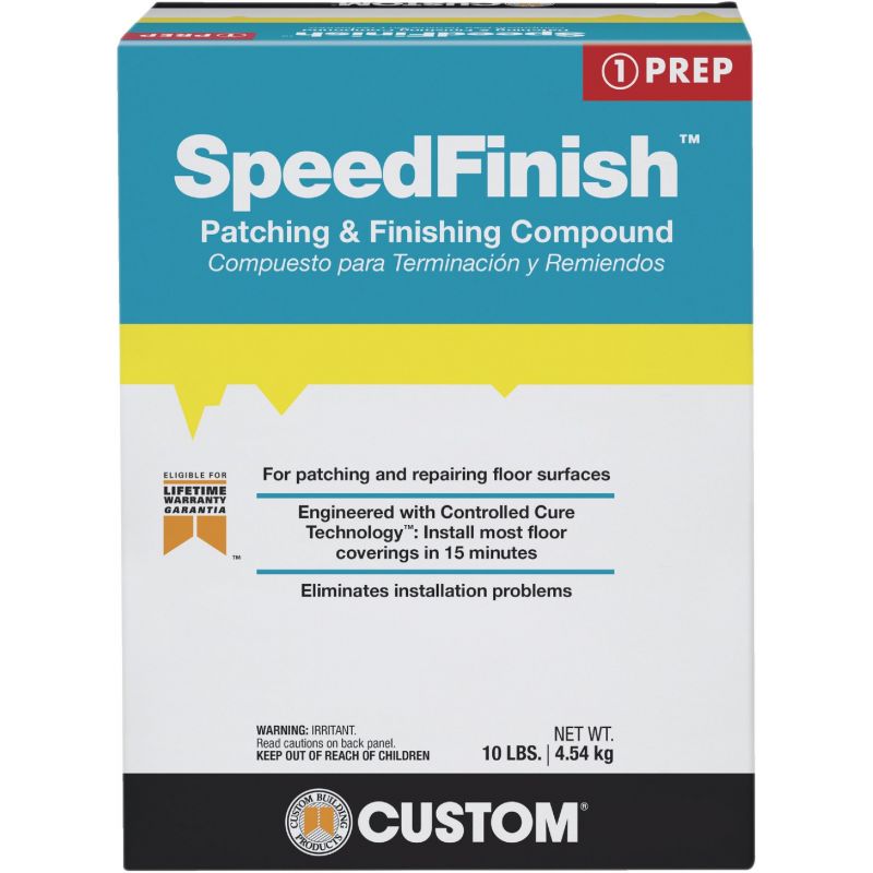 SpeedFinish Patching &amp; Finishing Compound Gray To White, 10 Lb.