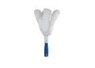 Unger 989400 Feather Duster, 2 in Head, Microfiber Head, 6 in L Handle, White White