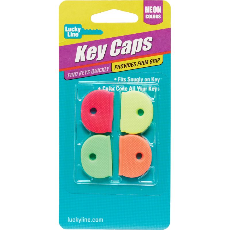 Lucky Line Key Identifier Cap Standard, Assorted Neon