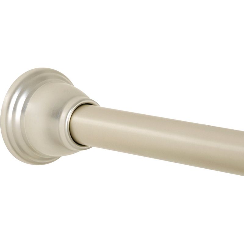 Zenna Home 44 In. to 72 In. Adjustable Straight Shower Rod