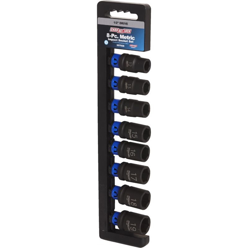 Channellock 8-Piece 1/2 In. Metric Impact Driver Set