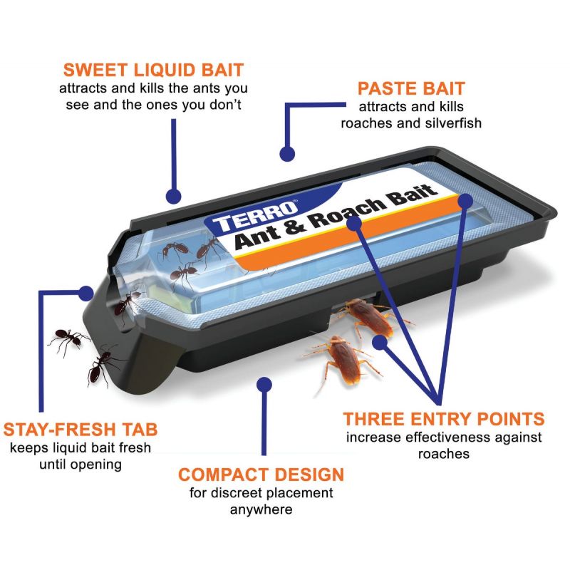 Terro Ant &amp; Roach Bait Bait Station