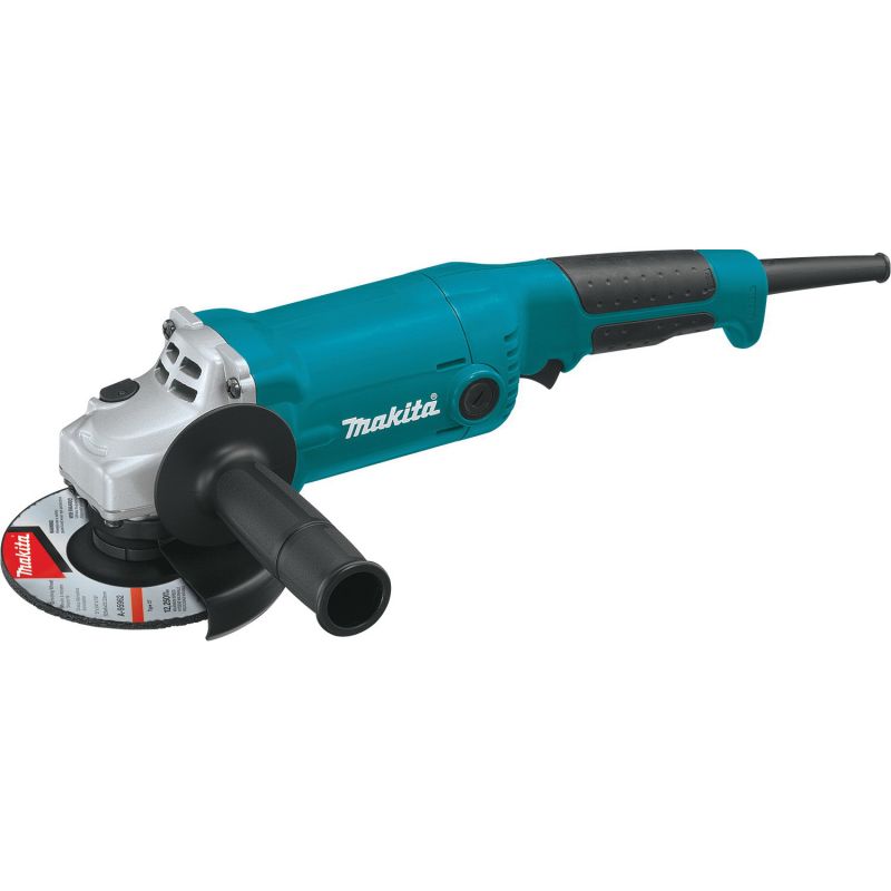 Makita GA5010 Angle Grinder with AC/DC Switch, 10.5 A, 5/8-11 Spindle, 5 in Dia Wheel, 11000 rpm Speed