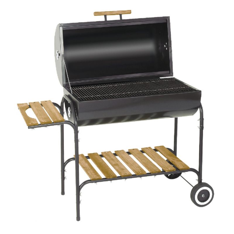 Kay Home Products Barrel Charcoal Grill Black