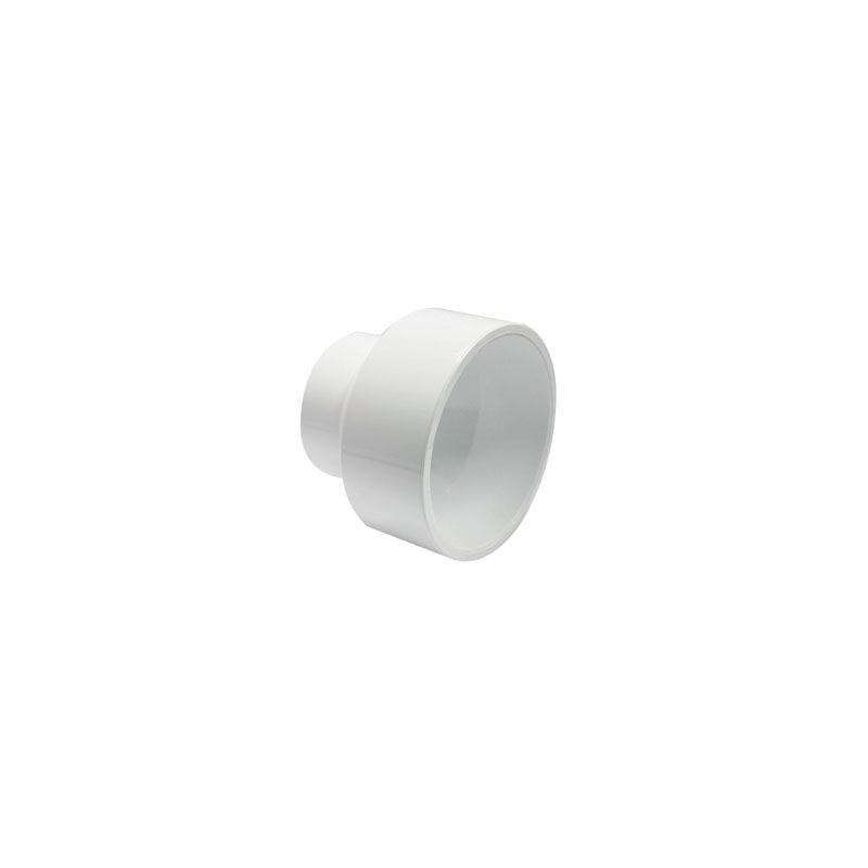 IPEX 193024 Reducing Coupling, 3 x 2 in, Hub, PVC, White, SCH 40 Schedule White