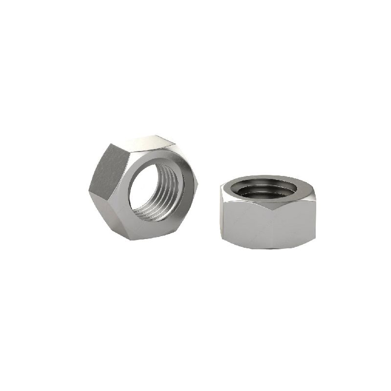 Reliable FHNCS38VP Hex Nut, Coarse Thread, 3/8-16 Thread, Stainless Steel, 18-8 Grade, 50/BX