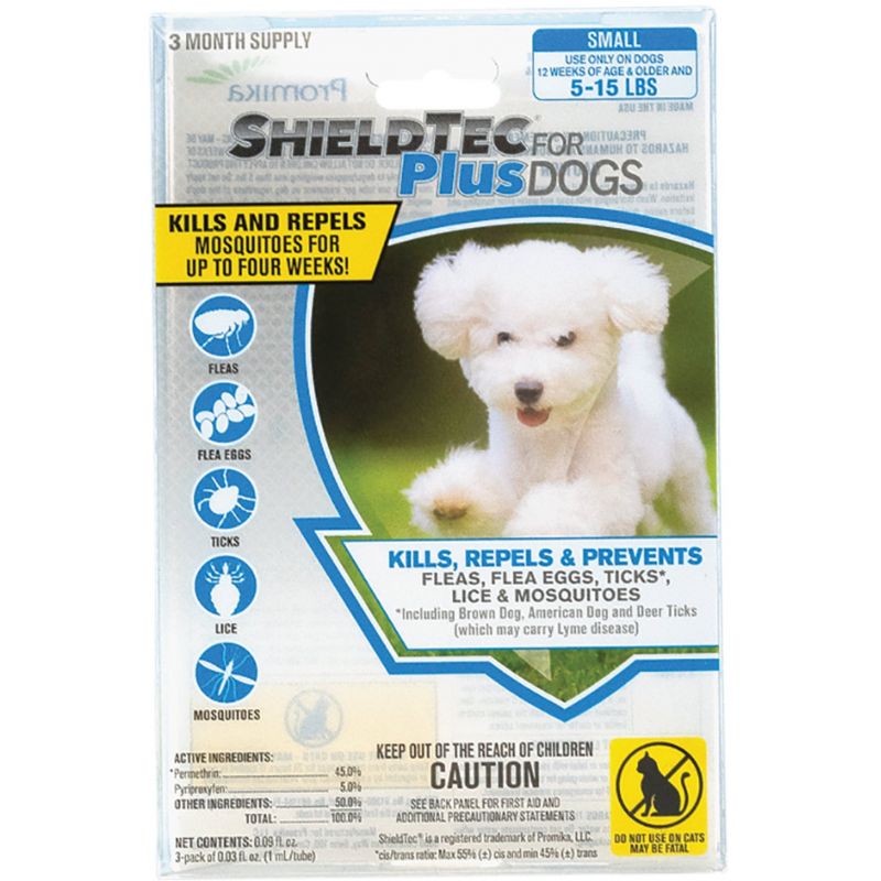 ShieldTec Plus Flea &amp; Tick Treatment For Dogs 0.03 Fl. Oz., Drops