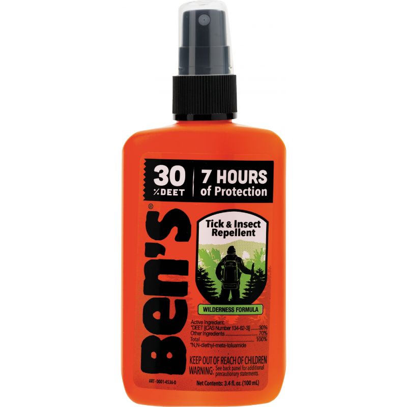 Ben&#039;s 30% Deet Insect Repellent Spray 3.4 Oz.