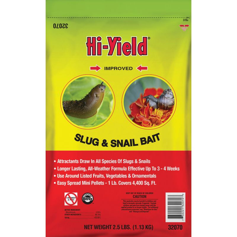 Hi-Yield Slug &amp; Snail Killer 2.5 Lb., Broadcast