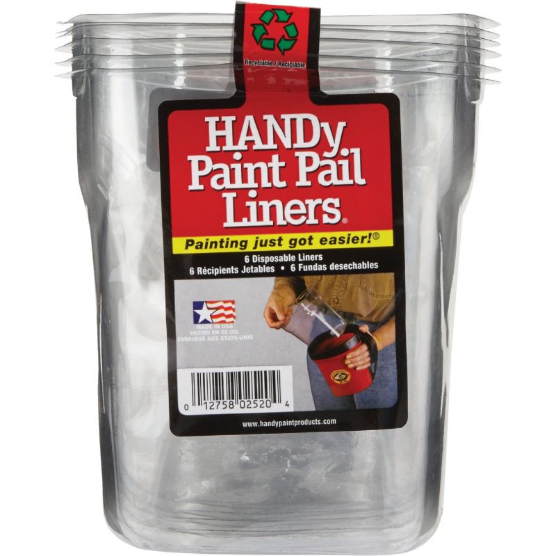 Handy Pail Liner 1 Qt., Clear