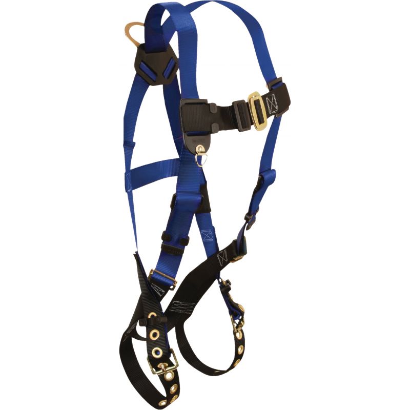 Fall Tech Vest-Style Body Harness XL, Black &amp; Blue