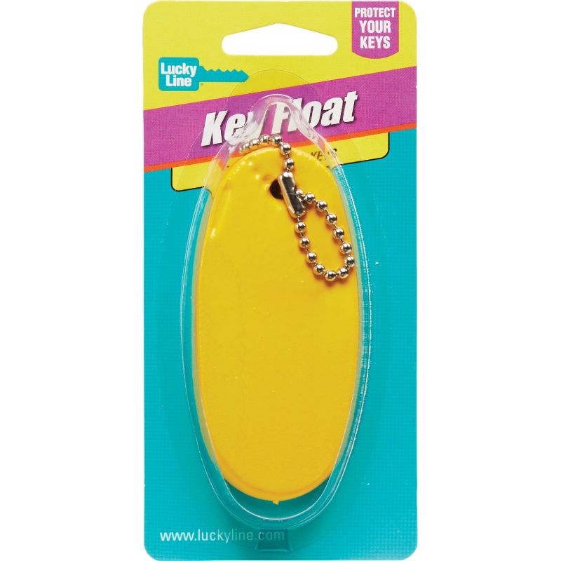 Lucky Line Twisty Soft Key Float Key Chain Yellow