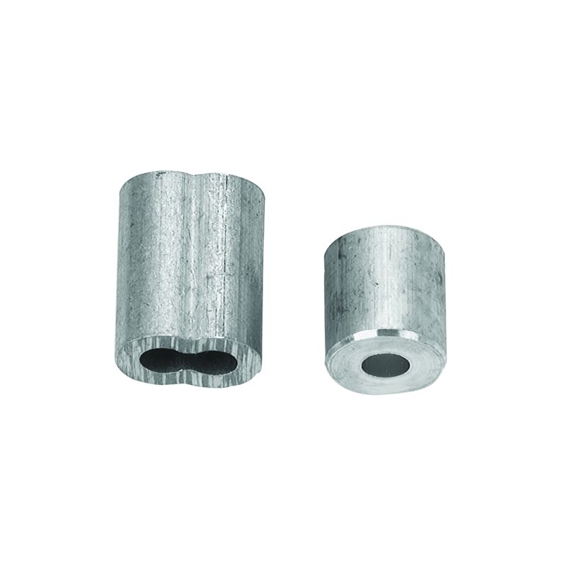 Campbell B7675444 Cable Ferrule and Stop Set, 3/16 in Dia Cable, Aluminum