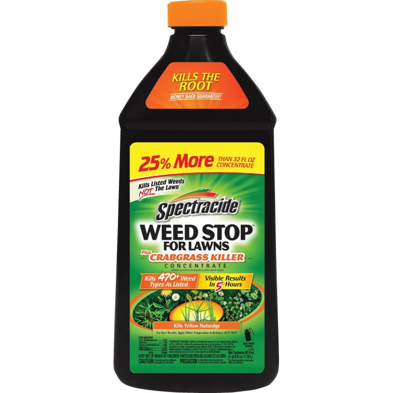 Spectracide Weed Stop Crabgrass &amp; Weed Killer 40 Oz., Pourable