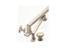Amerock Westerly Series BP53719G10 Cabinet Pull, 4-1/4 in L Handle, 1-1/4 in H Handle, 1-1/4 in Projection, Zinc Transitional