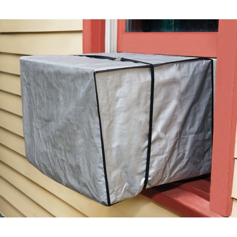 Do it Outdoor Air Conditioner Cover 27 In. W X 18 In. H X 16 In. D, Gray