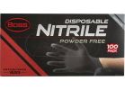 Boss Nitrile Disposable Gloves M, Black
