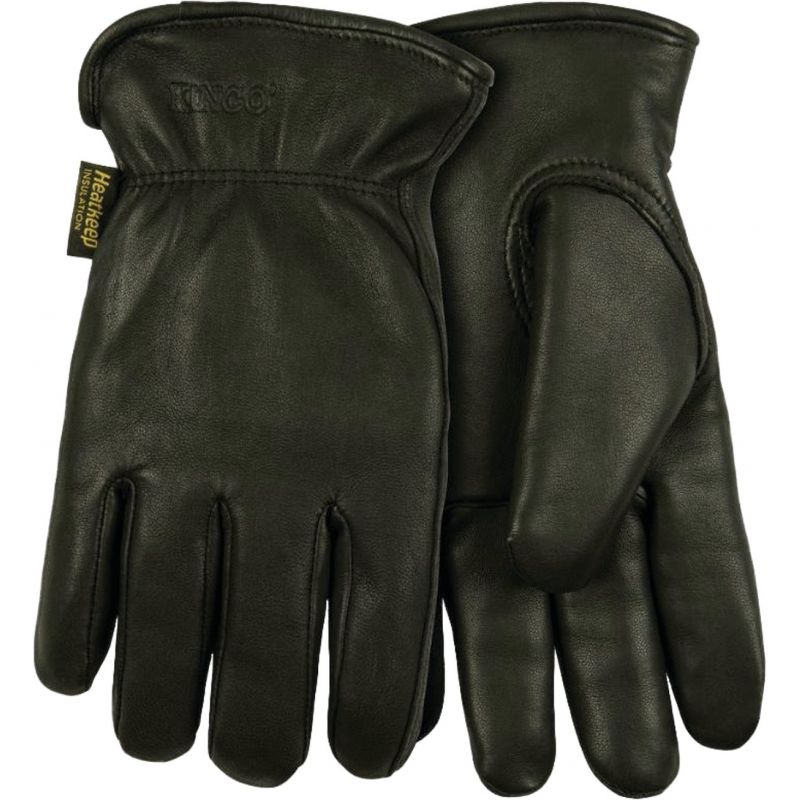 Kinco Men&#039;s Full Grain Goatskin Winter Work Glove L, Black