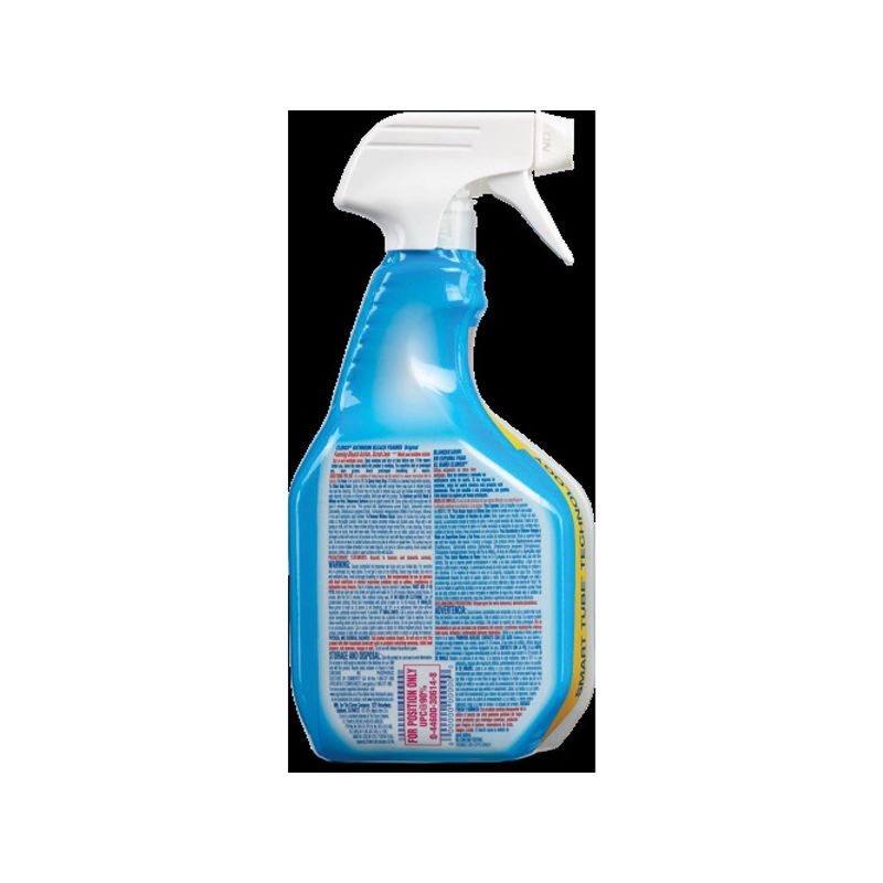 Clorox 30614 Bathroom Cleaner, 30 oz Bottle, Liquid, Bleach, Lemon, Pale Yellow Pale Yellow