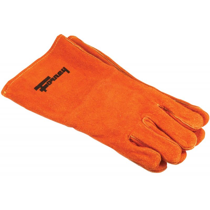 Forney Lined Welding Gloves L, Brown