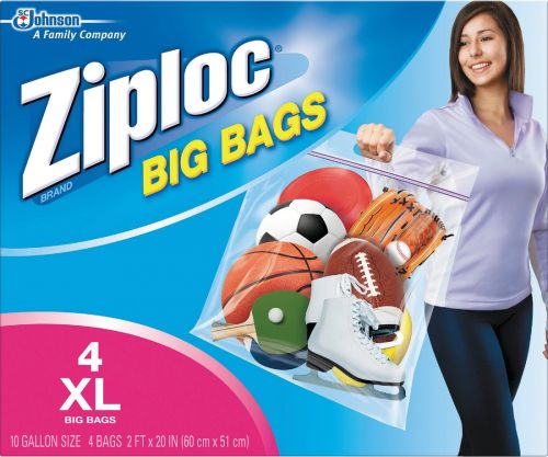 Ziploc 71595 Extra Large Heavy Duty Big Bags: Large Storage Bags