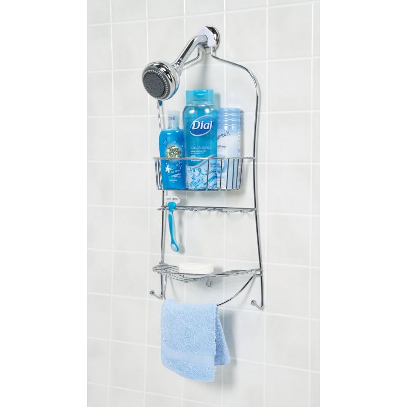 Zenith Deluxe Chrome Shower Caddy Chrome